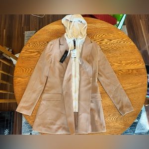 Rachel Zoe Blazer with Detachable Hoodie Size XS